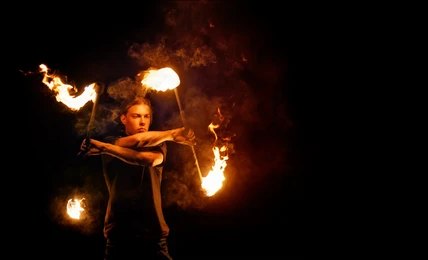 Fire Dancers (3)